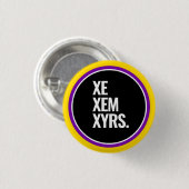 Intersex Pride Button (Vorne & Hinten)