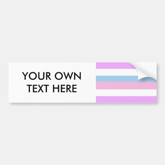 Intersex Pride Flag Autoaufkleber (Vorne)