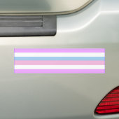 INTERSEX PRIDE FLAG BAR AUTOAUFKLEBER (Auf Auto)