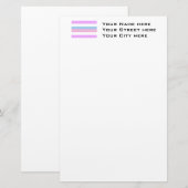 Intersex Pride Flag Briefpapier (Vorne/Hinten)