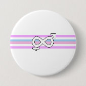 Intersex Pride Flag Button (Vorderseite)