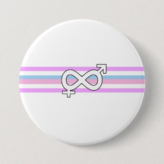 Intersex Pride Flag Button (Vorderseite)
