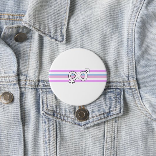 Intersex Pride Flag Button (Beispiel)