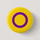 Intersex Pride Flag Button (Vorderseite)