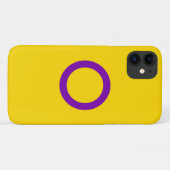Intersex Pride Flag Case-Mate iPhone Hülle (Rückseite (Horizontal))