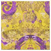 Intersex Pride Flag Colors Dragon Damask Fabric Stoff (Muster)