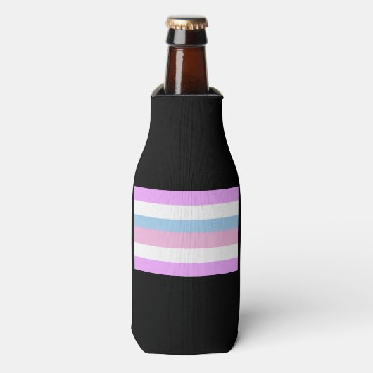 Intersex Pride Flag Flaschenkühler (Flaschenvorderseite)