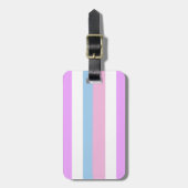 Intersex Pride Flag Gepäckanhänger (Vorderseite vertikal)