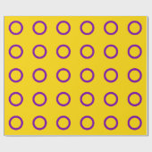 Intersex Pride Flag Geschenkpapier (Flach)