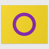 Intersex Pride Flag Geschenkpapier (Flach)