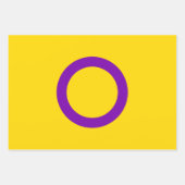 Intersex Pride Flag Geschenkpapier Set (Vorderseite)