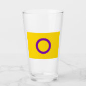 Intersex Pride Flag Glas (Vorderseite)