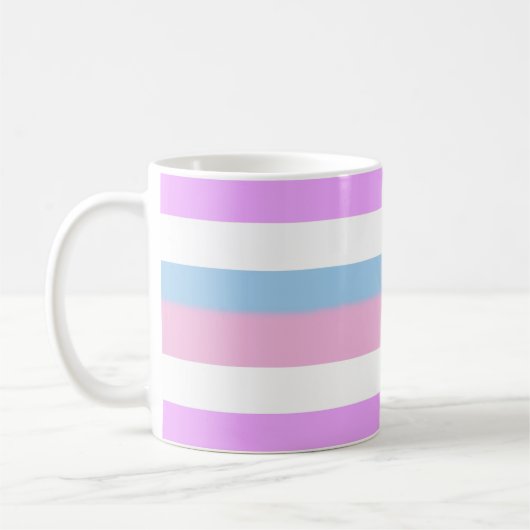Intersex Pride Flag Kaffeetasse (Links)