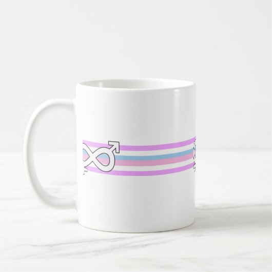 Intersex Pride Flag Kaffeetasse (Links)