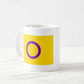 Intersex Pride Flag Kaffeetasse (Vorderseite Links)