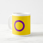 Intersex Pride Flag Kaffeetasse (Vorderseite Links)