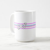 Intersex Pride Flag Kaffeetasse (Vorderseite Links)