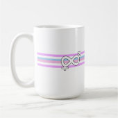 Intersex Pride Flag Kaffeetasse (Links)