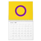 Intersex Pride Flag Kalender (Jan 2027)