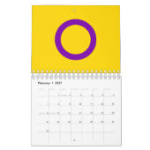 Intersex Pride Flag Kalender (Feb 2027)