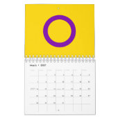 Intersex Pride Flag Kalender (Mär 2027)