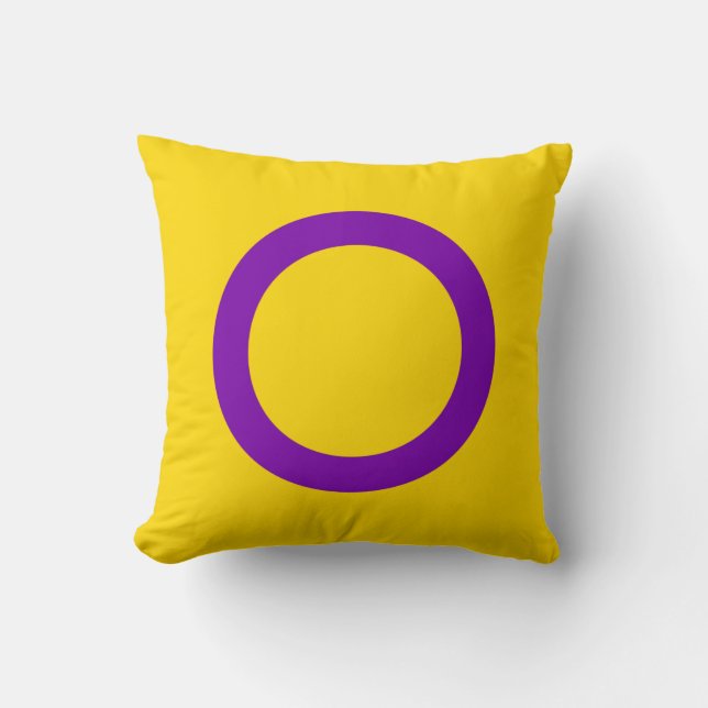 Intersex Pride Flag Kissen (Vorderseite)