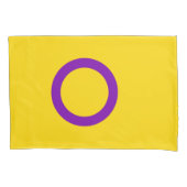 Intersex Pride Flag Kissenbezug (Vorderseite-Links)