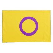 Intersex Pride Flag Kissenbezug (Vorderseite-Rechts)