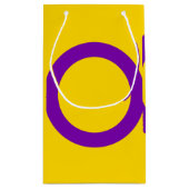 Intersex Pride Flag Kleine Geschenktüte (Rückseite)
