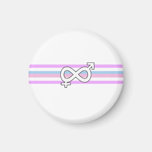 Intersex Pride Flag Magnet (Vorne)