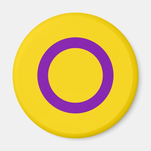 Intersex Pride Flag Magnet (Vorne)