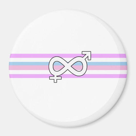 Intersex Pride Flag Magnet (Vorne)
