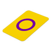 Intersex Pride Flag Magnet (Linke Seite)