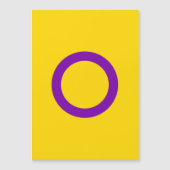 Intersex Pride Flag Magneteinladung (Vorderseite)