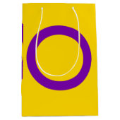 Intersex Pride Flag Mittlere Geschenktüte (Vorderseite)