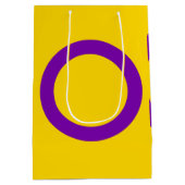 Intersex Pride Flag Mittlere Geschenktüte (Rückseite)