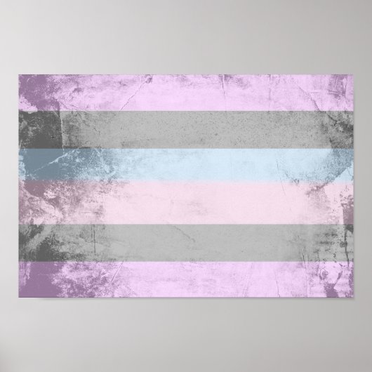 Intersex Pride Flag Poster (Vorne)