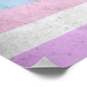 Intersex Pride Flag Poster (Ecke)