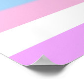 Intersex Pride Flag Poster (Ecke)
