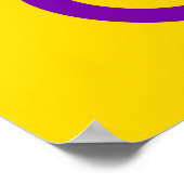 Intersex Pride Flag Poster (Ecke)