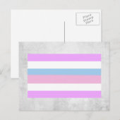 Intersex Pride Flag Postkarte (Vorne/Hinten)