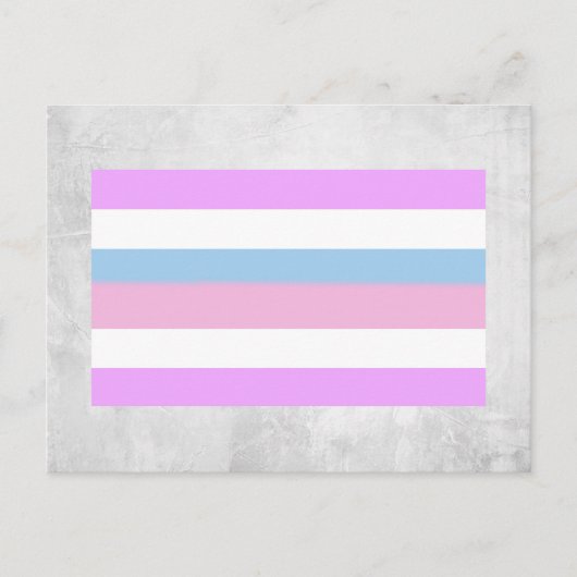 Intersex Pride Flag Postkarte (Vorderseite)