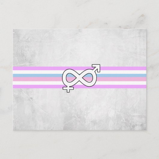Intersex Pride Flag Postkarte (Vorderseite)