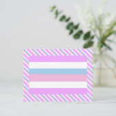 Intersex Pride Flag Postkarte (Stehend Vorderseite)