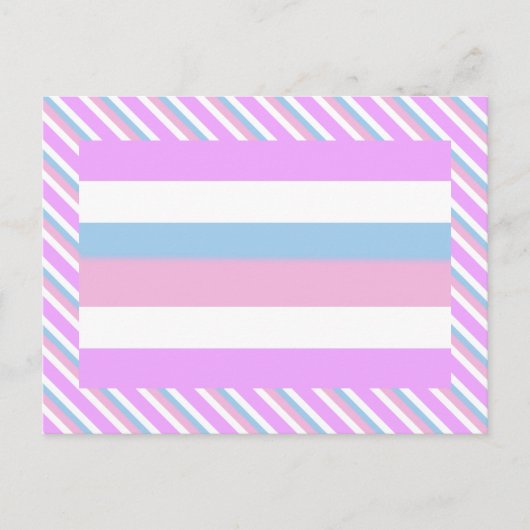 Intersex Pride Flag Postkarte (Vorderseite)