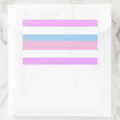 Intersex Pride Flag Rechteckiger Aufkleber (Tasche)
