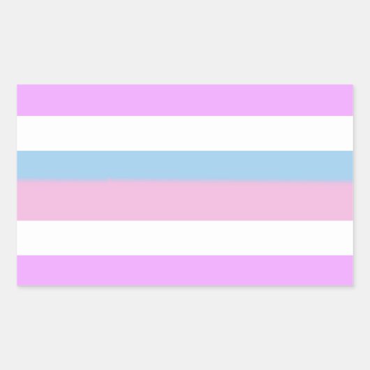 Intersex Pride Flag Rechteckiger Aufkleber (Vorderseite)