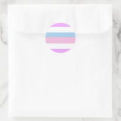 Intersex Pride Flag Runder Aufkleber (Tasche)