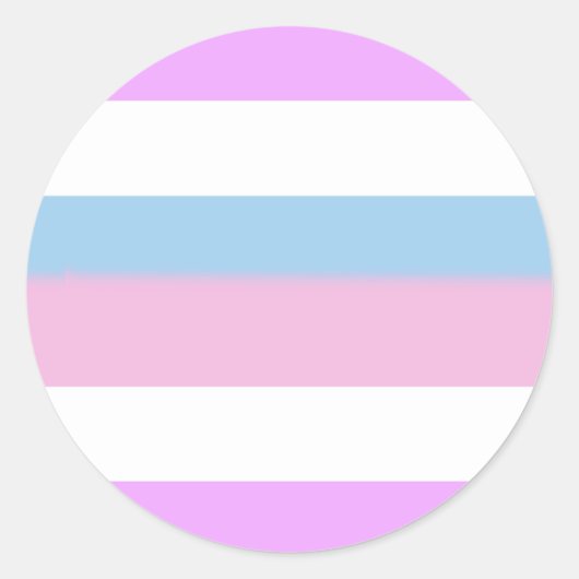 Intersex Pride Flag Runder Aufkleber (Vorderseite)