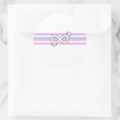 Intersex Pride Flag Runder Aufkleber (Tasche)